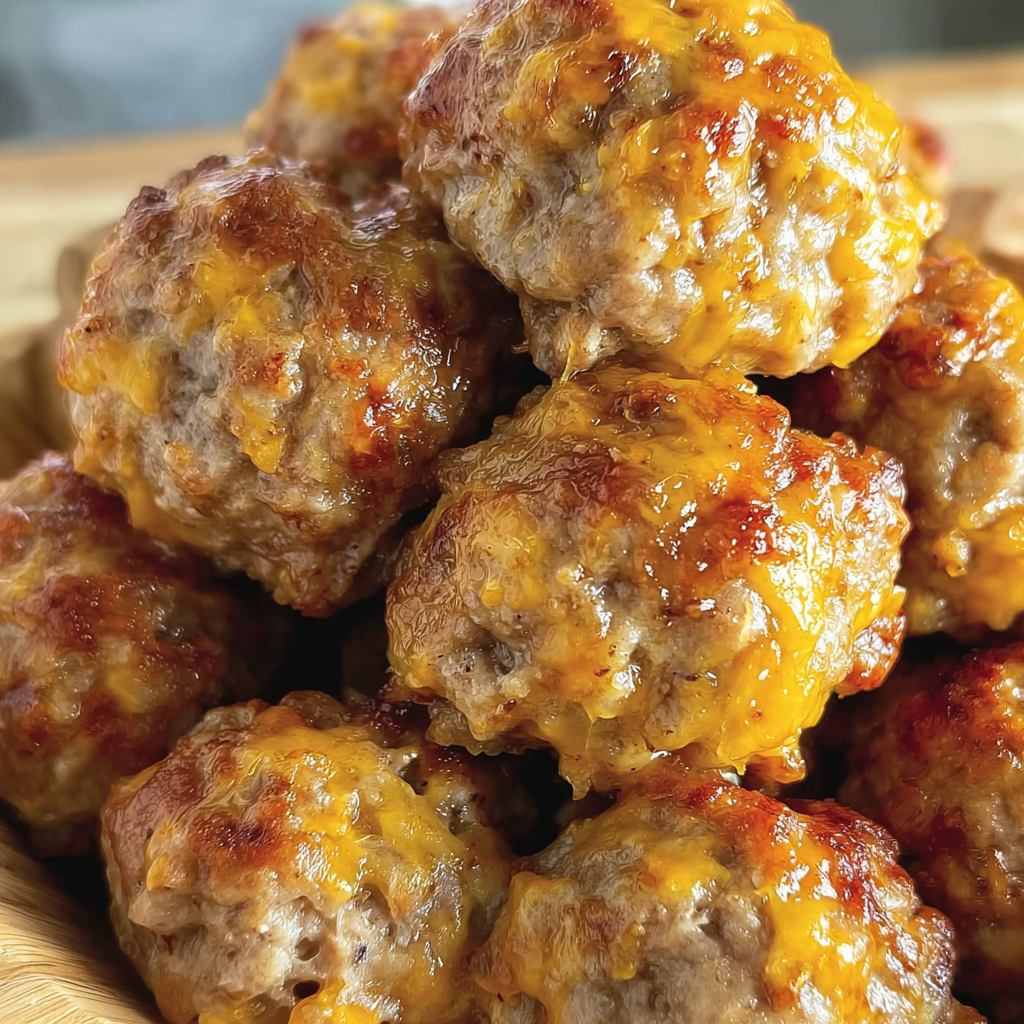 Easy 3-Ingredient Sausage Cheese Balls for Any Occasion